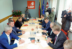 LSDP partijos valdybos posėdis