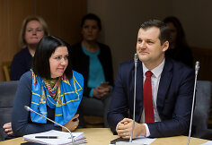 Dovilė &Scaron;akalienė ir Gintautas Paluckas