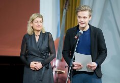 Kultūros ministrė Liana Ruokytė-Jonsson įteikė Kultūros ministerijos premijas