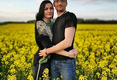 Rūta Gajauskaitė-Zadarnauskienė su vyru Tomu / Asmeninio albumo nuotr.