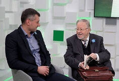 Vytautas Landsbergis ir Mindaugas Mikalauskas