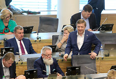 Algirdas Sysas ir Ramūnas Karbauskis