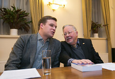 Gabrielius Landsbergis ir Vytautas Landsbergis