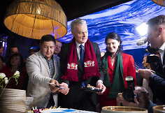 Danas Azikevej, Gitanas Nausėda, Diana Nausėdienė