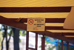 Rūkymo draudimo zona Miesto sode
