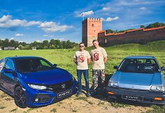 Vitoldas Milius automobiliu „Honda Civic“ važiuoja LDK pėdsakais