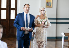 Vaido Kariniausko ir Ievos Jurevičiūtės vestuvių akimirka