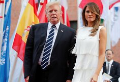 Donaldas Trumpas ir Melania Trump
