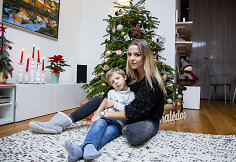 Vaida Skaisgirė su sūnumi Atu
