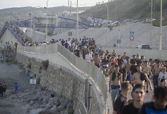 Nelegalūs migrantai plūsta į Seutą