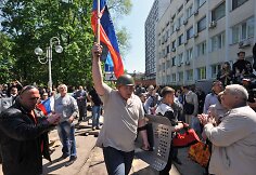Prorusi&scaron;ki aktyvistai Mariupolio mieste