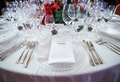 Gala vakarienės akimirka