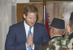 Princas Harry apsilankė Nepale