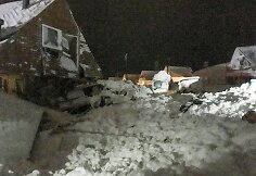 Sniego lavina Norvegijoje