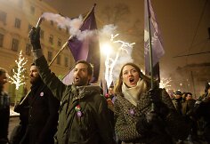 Nauji protestai prie&scaron; V.Orbano vyriausybės sprendimus Budape&scaron;te