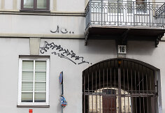 Grafiti prie&scaron;iniai Užupyje