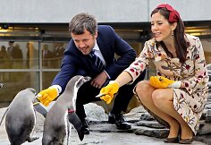 Danijos princas Frederikas su žmona princese Mary