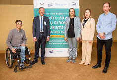 Konferencijos &bdquo;Sporto įtaka vaikų gerovei. &Scaron;iaurieti&scaron;ka patirtis&ldquo; akimirka