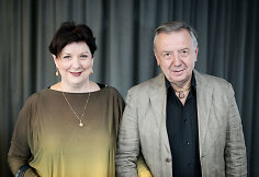 Larisa Kalpokaitė ir Jonas Bra&scaron;kys