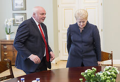 Dalia Grybauskaitė ir Valentinas Mazuronis