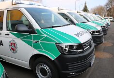 Naujieji Kauno apskrities policijos automobiliai i&scaron;riedėjo į gatves