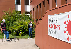 COVID-19 tyrimai Vilniaus poliklinikose