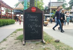 Vėjuotas ir ramus sekmadienis Palangoje