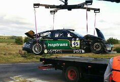 &bdquo;BMW M4 Silhouette&ldquo; (&bdquo;Hoptrans-Club Port by Jr Motorsport&ldquo;) avarija