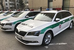 Naujieji policijos automobiliai