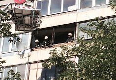 Gaisras Tuskulėnų gatvėje Vilniuje