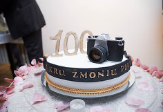 Parodos &bdquo;100 tikrų žmonių portretų&ldquo; akimirka