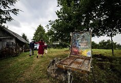 Petro Lisausko ir Rūtos Bartkevičiūtės vestuvių akimirka