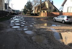Žvyruota Vėjo gatvė Kaune