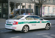 Vilniaus centre policija rūpinosi eismo saugumu