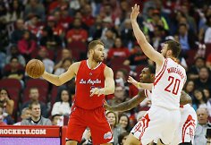 Blake'as Griffinas ir Donatas Motiejūnas