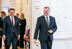 Vilius Šapoka ir Saulius Skvernelis