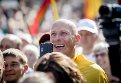Protestas prie&scaron; Galimybių pasą