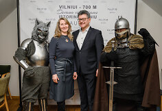 Vakarienės restorane akimirka