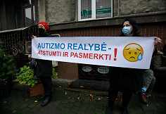 Piketas prie Kauno apygardos teismo