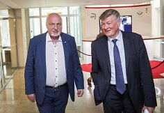Valentinas Mazuronis ir Artūras Paulauskas