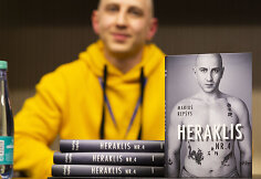 Mariaus Rep&scaron;io romano &bdquo;Heraklis Nr. 4&ldquo; pristatymas