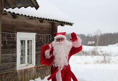 Kalėdų seneliai skuba pas Sužionių vaikus. 2018 m. Kalėdos
