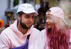 Remigijus Daškevičius ir Karolina Meschino