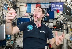 Astronauto Thomas Pesquet TKS darytos nuotraukos