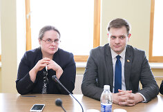 Agnė &Scaron;irinskienė ir Arvydas Nekro&scaron;ius