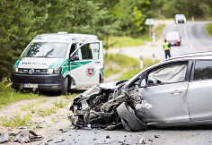 Vilniaus Pilaitės rajone susidūrė automobiliai, yra nukentėjusių