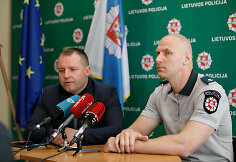 Spaudos konferencija policijoje