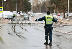 Vilniaus kelių policijos reidas Lizdeikos gatvėje
