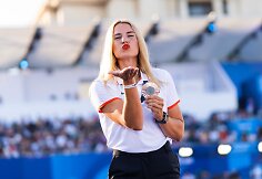 Viktorija Senkutė žengė Čempionų parko podiumu Paryžiuje