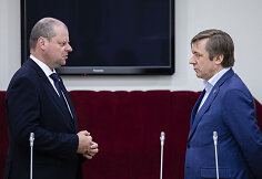 Saulius Skvernelis, Ramūnas Karbauskis